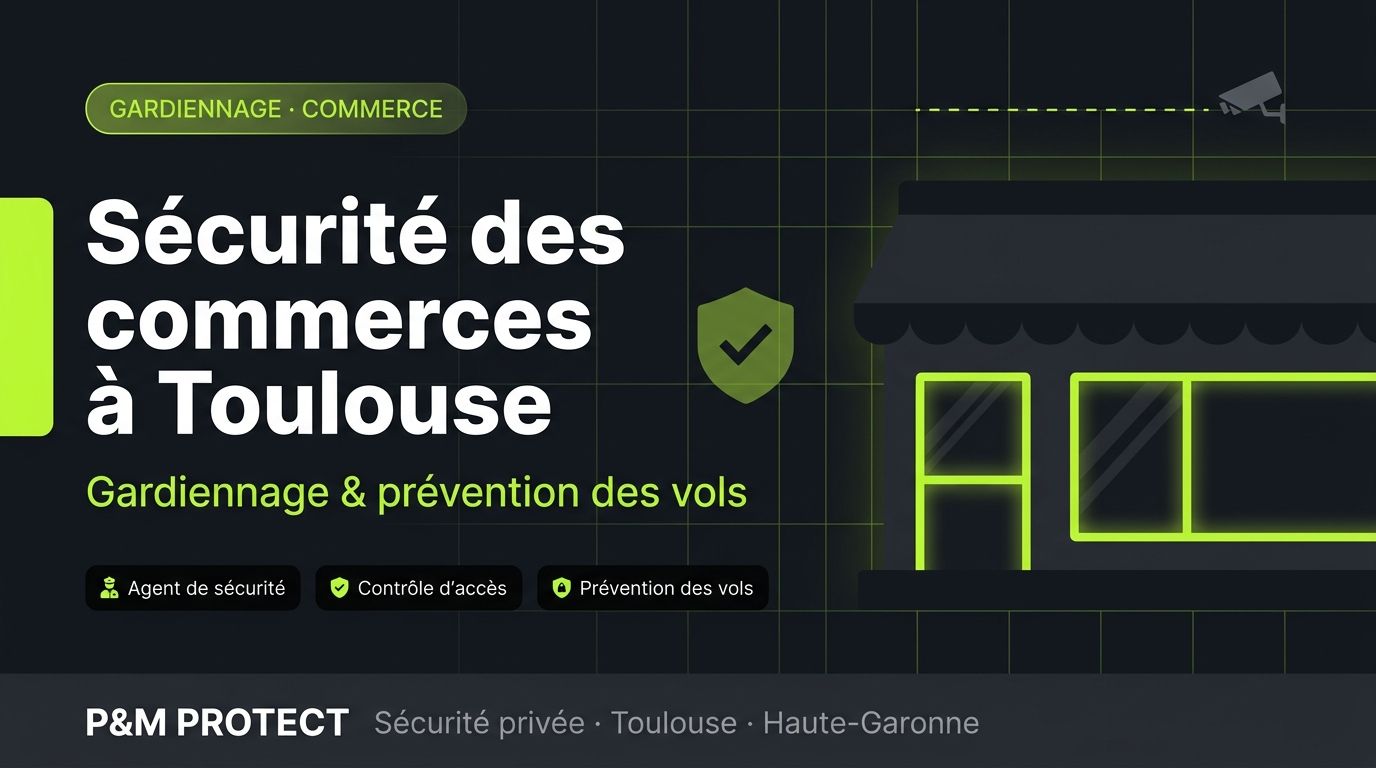Securite des commerces à Toulouse